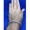 Sky Jewelry Браслет серебро 925 проба с розовым кварцем