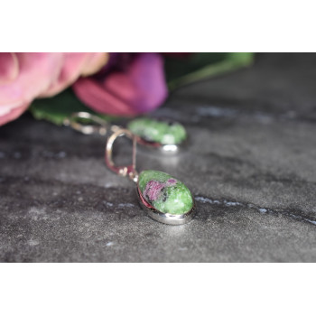 Sky Jewelry Серебряные серьги 925 пробы с Яшмой