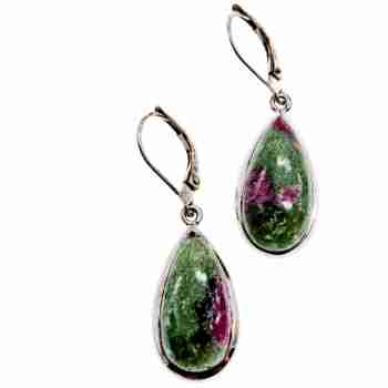 Sky Jewelry Серебряные серьги 925 пробы с Яшмой