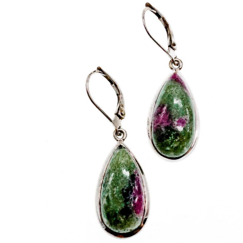 Sky Jewelry Серебряные серьги 925 пробы с Яшмой