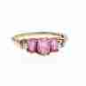 Sky Jewelry Золотое кольцо 10К (417 проба ) с Топазом и бриллиантами