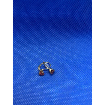 Sky Jewelry Серьги серебро (позолота) с цитрином