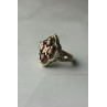 Sky Jewelry Винтажное Серебряное кольцо 925 пробы с Альмандином