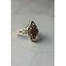 Sky Jewelry Винтажное Серебряное кольцо 925 пробы с Альмандином