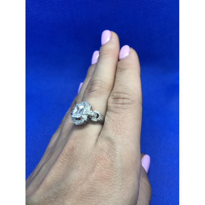 Sky Jewelry Кольцо серебро с фианитом