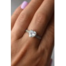 Sky Jewelry Серебряное кольцо 925 проба с фианитами *Сердце*