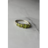 Sky Jewelry Серебряное кольцо с Перидотом  925 проба