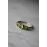 Sky Jewelry Серебряное кольцо с Перидотом  925 проба