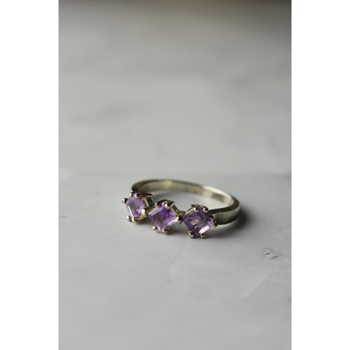 Sky Jewelry Серебряное кольцо  с Фиолетовым Турмалином