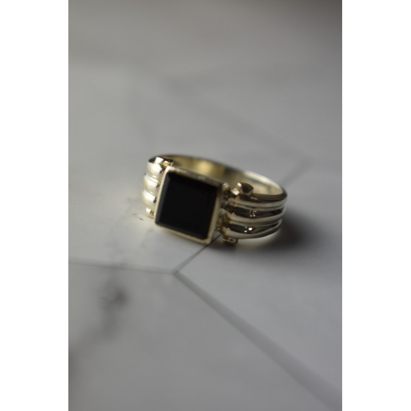 Sky Jewelry Серебряное кольцо с Агатом 925 проба