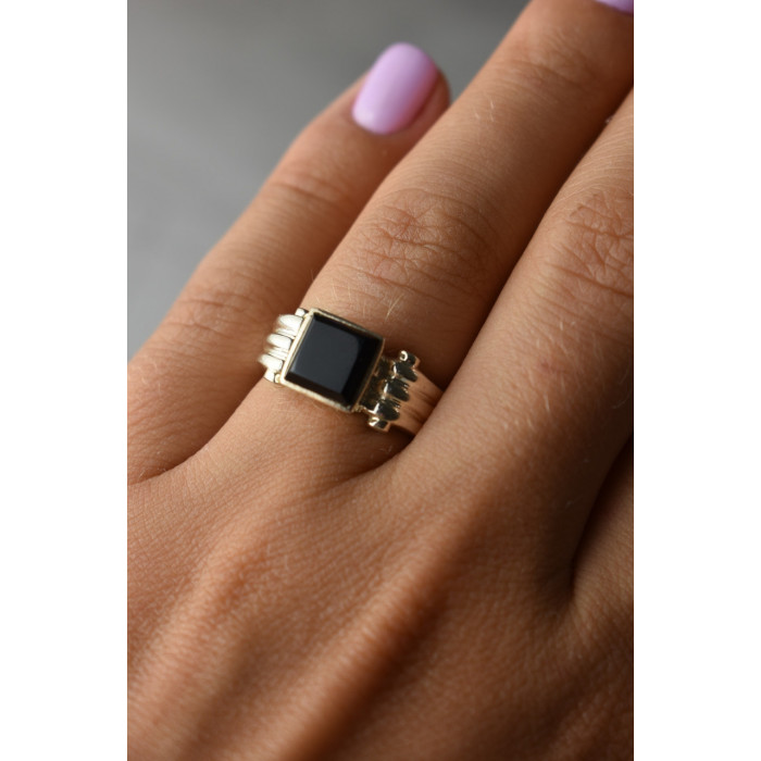 Sky Jewelry Серебряное кольцо с Агатом 925 проба