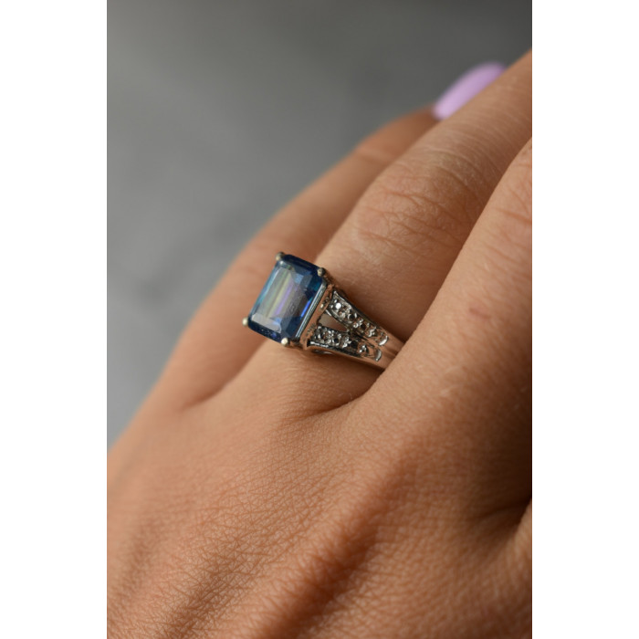 Sky Jewelry Серебряное кольцо 925 пробы с камнем Шпинель