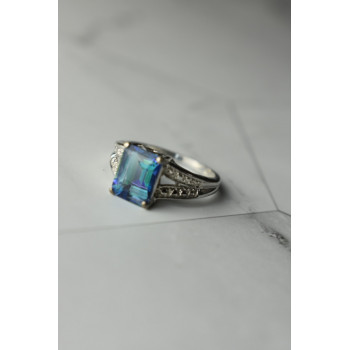 Sky Jewelry Серебряное кольцо 925 пробы с камнем Шпинель