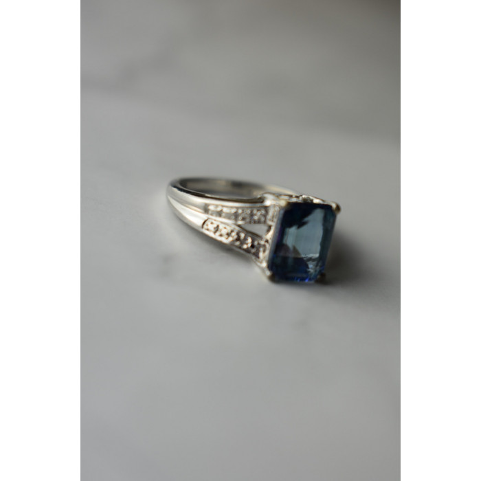 Sky Jewelry Серебряное кольцо 925 пробы с камнем Шпинель