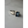 Sky Jewelry Серебряное кольцо 925 пробы с камнем Шпинель