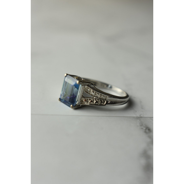 Sky Jewelry Серебряное кольцо 925 пробы с камнем Шпинель