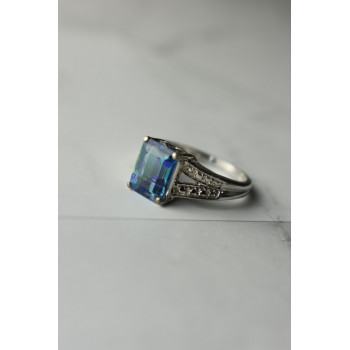 Sky Jewelry Серебряное кольцо 925 пробы с камнем Шпинель