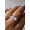 Sky Jewelry Серебряное кольцо 925 пробы с розовым Перламутром