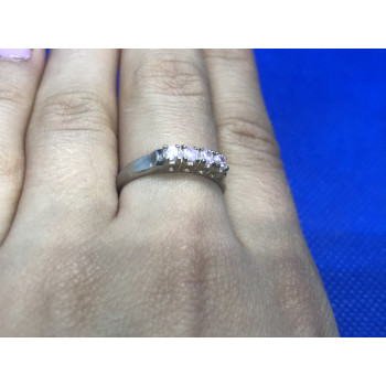 Sky Jewelry Серебряное кольцо с камнем розовый кварц