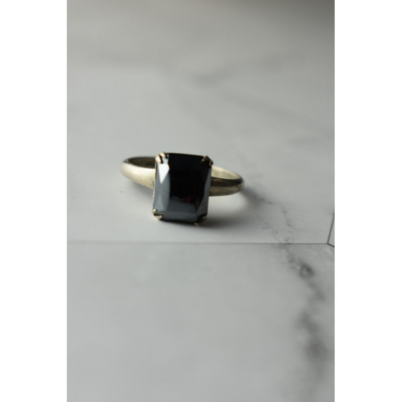 Sky Jewelry Серебряное кольцо с Гематитом