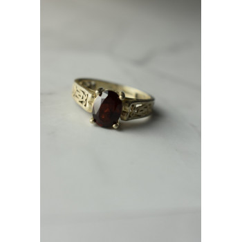 Sky Jewelry Винтажное Серебряное кольцо с камнем Спессартин