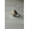 Sky Jewelry Серебряное кольцо с жемчугом и марказитами