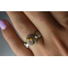 Sky Jewelry Винтажное Серебряное кольцо с камнем Гелиодор 925 проба