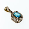 Sky Jewelry Серебряный кулон с топазом