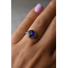 Sky Jewelry Серебряное кольцо 925 проба с Сапфиром  *Ажур*