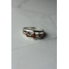 Sky Jewelry Серебряное кольцо 925 проба с Гранатом * 3 Граната*