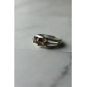 Sky Jewelry Серебряное кольцо 925 проба с Гранатом * 3 Граната*