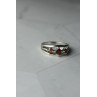 Sky Jewelry Серебряное кольцо 925 проба с Гранатом * 3 Граната*