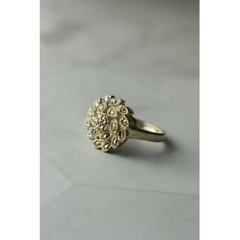 Sky Jewelry Серебряное кольцо с Марказитами  925 проба * Цветок