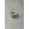 Sky Jewelry Серебряное кольцо с Марказитами  925 проба * Цветок