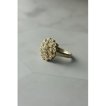 Sky Jewelry Серебряное кольцо с Марказитами  925 проба * Цветок