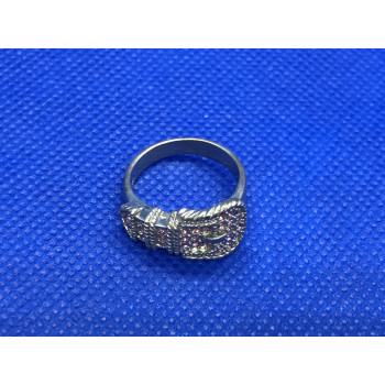 Sky Jewelry Серебряное кольцо с розовым кварцем