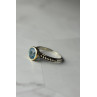 Sky Jewelry Серебряное кольцо 925 пробы с небесно-голубой  Шпинелью