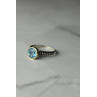 Sky Jewelry Серебряное кольцо 925 пробы с небесно-голубой  Шпинелью