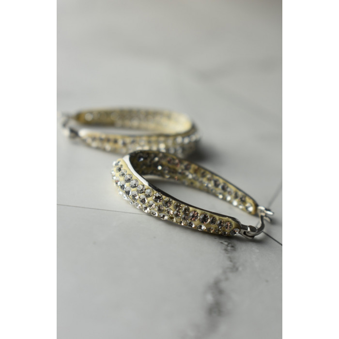 Sky Jewelry Серебряные серьги 925 проба  с фианитами  *Блеск Капли