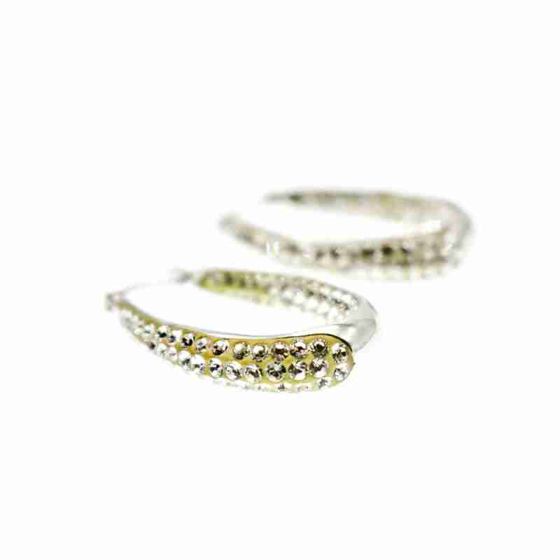 Sky Jewelry Серебряные серьги 925 проба  с фианитами  *Блеск Капли