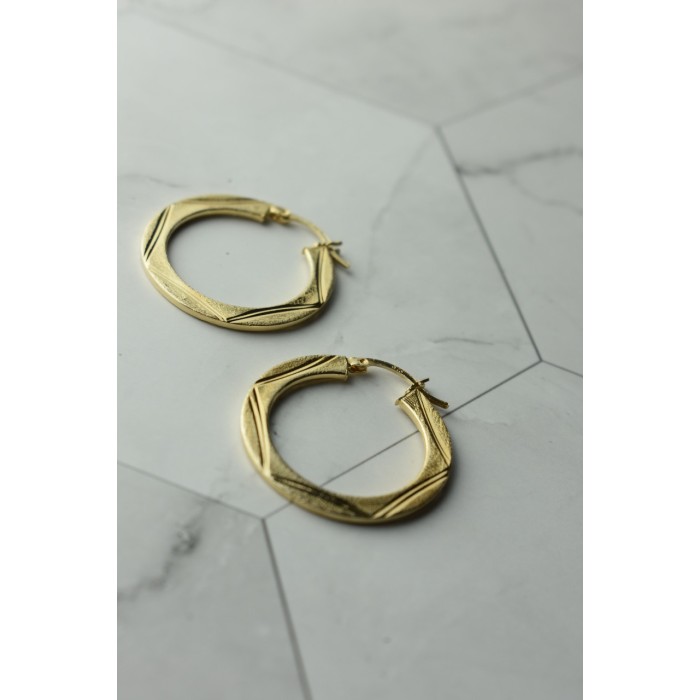 Sky Jewelry Серебряные серьги в позолоте  925 проба