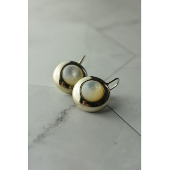 Sky Jewelry Серебряные серьги с Перламутром