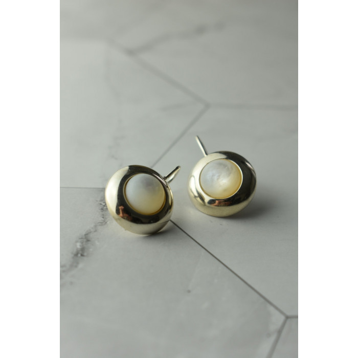 Sky Jewelry Серебряные серьги с Перламутром