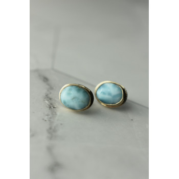 Sky Jewelry Серебряные серьги  с  Ларимаром