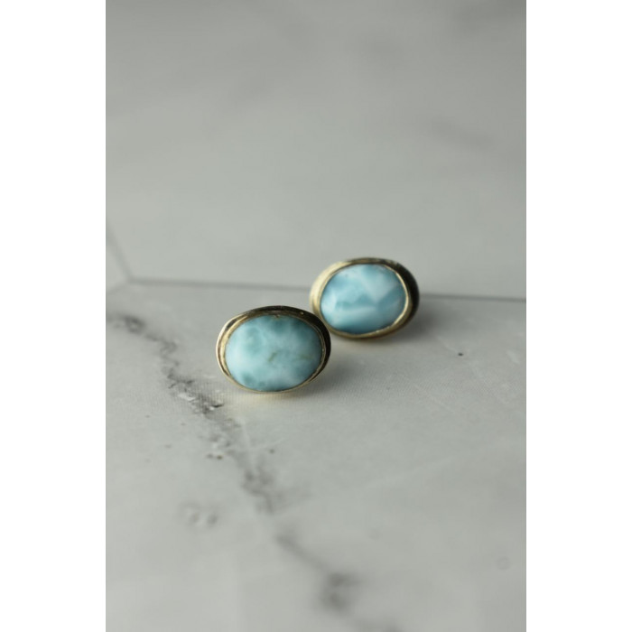 Sky Jewelry Серебряные серьги  с  Ларимаром