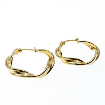 Sky Jewelry Серебряные серьги в позолоте  925 проба  *Классика*