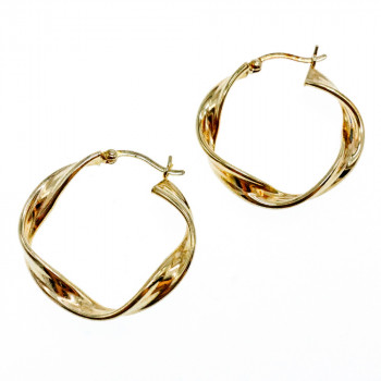 Sky Jewelry Серебряные серьги в позолоте  925 проба  *Классика*