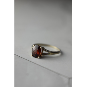 Sky Jewelry Серебряное кольцо 925 проба с Гранатом