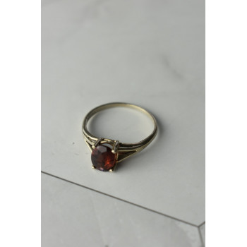 Sky Jewelry Серебряное кольцо 925 проба с Гранатом