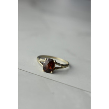 Sky Jewelry Серебряное кольцо 925 проба с Гранатом